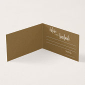 Classe De 2025 Photo Graduation Party Advice Card (Inside)