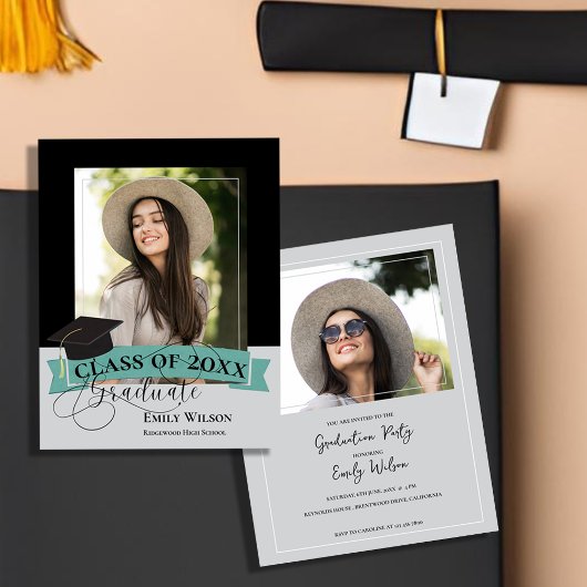 Classe de 2025 Photo Mini Graduation Invitation