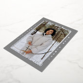 Classe de 2026 Grad Sports Card Foil Faire-part (Rotation)