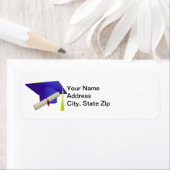 Classe de 20 ? ? Étiquette de adresse bleu (En situation)