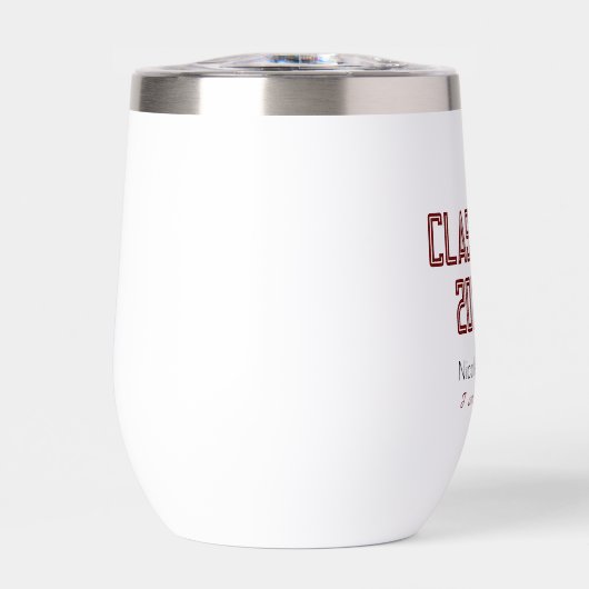 Classe de...20XX avec caisson à vin thermique Casq (Avant)