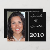 Classe de 20XX Graduation Invitations (Devant / Derrière)