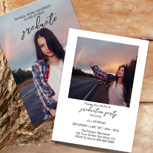 Classe De 20XX Photo Graduation Party Invitation