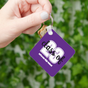 Classe de (23) porte-clés senior personnalisé