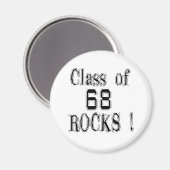 Classe de '68 Rocks ! Magnet (Recto/Verso)