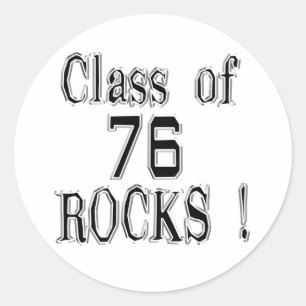 Classe de '76 roches ! Autocollant