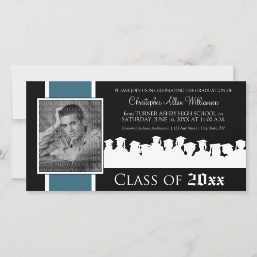 Classe de [ANNÉE] Faire-part d'obtention du diplôm (Devant)