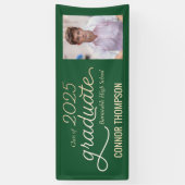 Classe de Bannière de Graduation 2025 avec photo (Vertical)