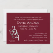 Classe de Bourgogne 2021 - Invitation de diplôme d (Dos)