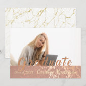 Classe de carte de diplôme de 20XX (Devant / Derrière)