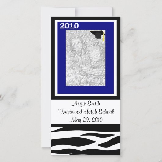 Classe de Carte photo Zebra 2010 (Devant)