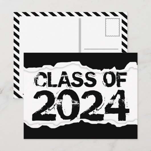 Classe de carte postale 2022 (déchirure de page) (Devant / Derrière)