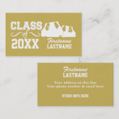 Classe de cartes de visite personnalisés année par (Devant / Derrière)