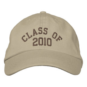 Classe de Casquette brodé Brown et bleu 2010