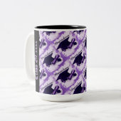 Classe de Casquette & Diplôme Purple Mug (Devant gauche)