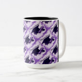 Classe de Casquette & Diplôme Purple Mug (Devant droit)