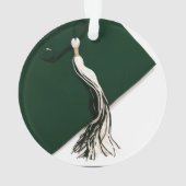 Classe de casquette vert de l'obtention du diplôme (dos)