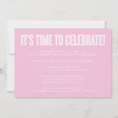 CLASSE DE CHIC BOLDLY DE 2024 INVITATION À LA DIPL (Dos)