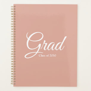 Classe de classe supérieure année rose pâle texte