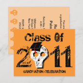 Classe de diplômes de 2011 Invitation 1 (Devant / Derrière)