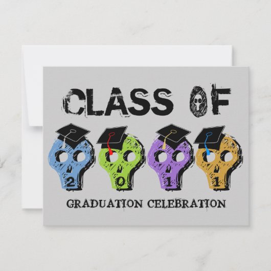 Classe de diplômes de 2011 Invitation 5 (Devant)