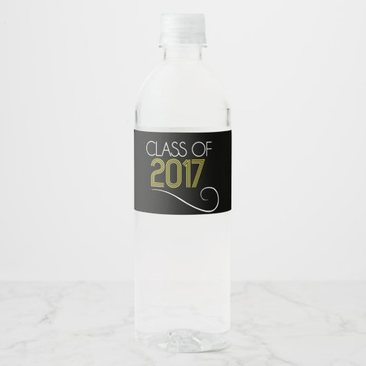 Classe de Étiquettes de bouteilles d'eau 2017 (Devant)