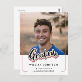 Classe de Faire-part de diplôme de 2023 Carte post (Devant / Derrière)