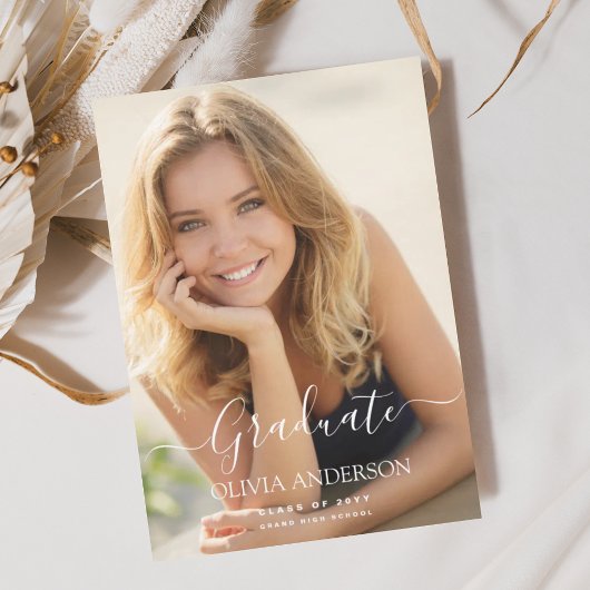 Classe de Faire-part de diplôme photo 2024