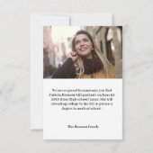 Classe de faire-part de graduation 2023 (Dos)