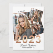 Classe de Faire-part de la fête des diplômés 2023 (Devant)