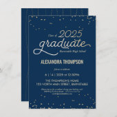 Classe de fin d'études de 2025 Invitation (Devant / Derrière)