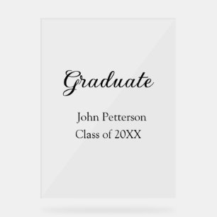 Classe de fin d'études de 20XX simple graduation m