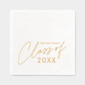 Classe de fin d'études écriture moderne (Recto)