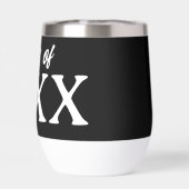 Classe de fin d'études noir et blanc personnalisée (Arrière)