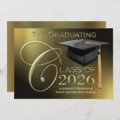 Classe de finesse de 2025 Faire-part de graduation (Devant / Derrière)