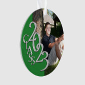 Classe de Graduation de 2023 Photo verte et argent (devant)