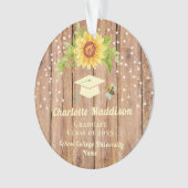 Classe de graduation rustique du tournesol floral (devant)