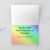 Classe de graduation - Silhouettes Carte à Personn (Intérieur)