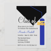 Classe De Invitation De Diplôme De Tassel 2014 (Bl (Devant / Derrière)