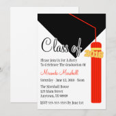 Classe De Invitation De Diplôme De Tassel 2016 (Ro (Devant / Derrière)