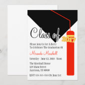 Classe De Invitation De Diplôme De Tassel 2017 (Ro (Devant / Derrière)