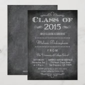 Classe de invitation de la fête de remise des dipl (Devant / Derrière)