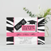 Classe de Invitation d'inscription Zebra Print & P (Debout devant)