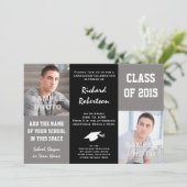 Classe de Invitations du Young Man's Graduation Pa (Debout devant)