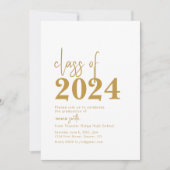 Classe de l'Invitation Faire-part de la fête de gr (Devant)