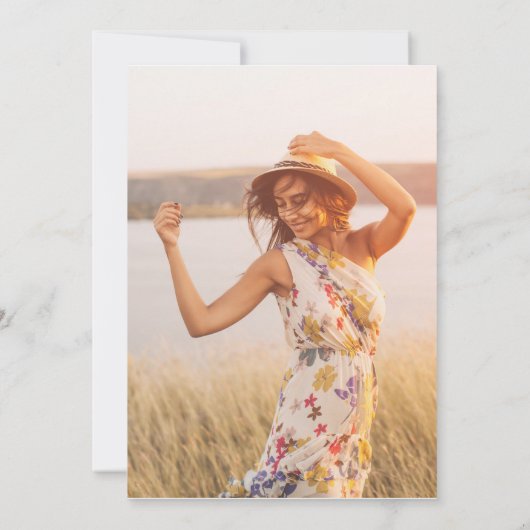 Classe de l'Invitation Faire-part de la fête de gr (Dos)