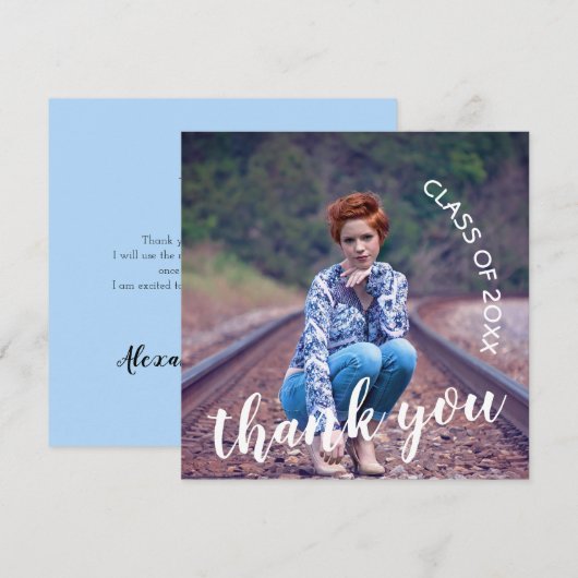 Classe de Merci de graduation photo 2023 (Devant / Derrière)