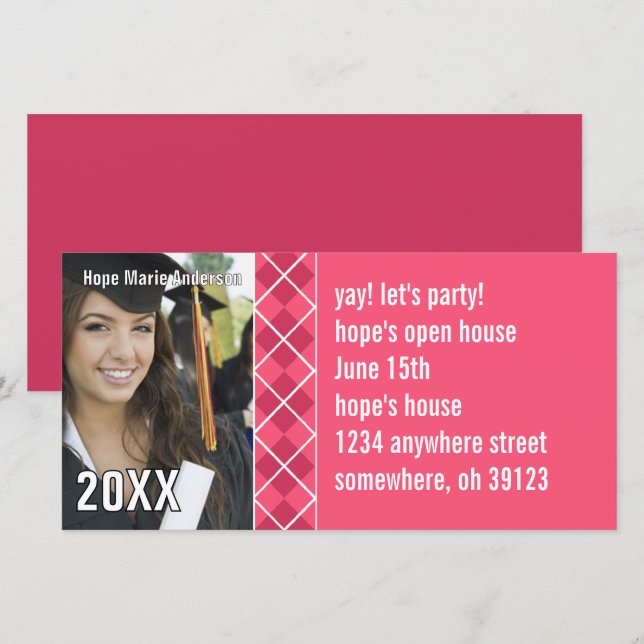 Classe de photos supérieures de Carte photo de fin (Devant / Derrière)