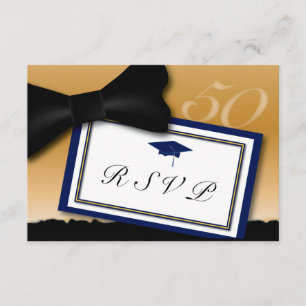 Classe de réunion 50 ans personnalisable RSVP Blue