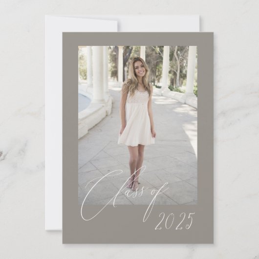 Classe de Script Diplômé Carte 5 Photos (Devant)